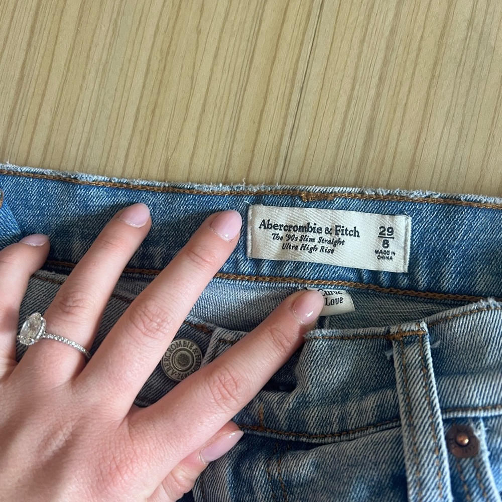 Abercrombie & Fitch Women's Blue Jeans